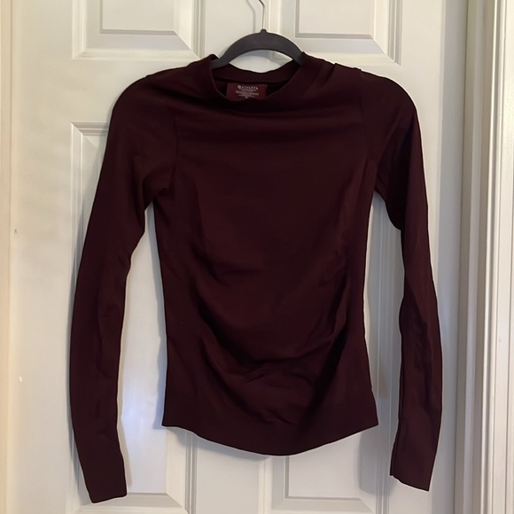 Athleta Tops - Athleta Burgundy Wine Long Sleeve